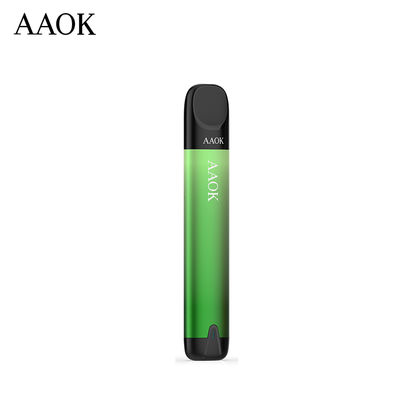 AAOK A01 hot selling USA empty 2ml ceramic coil mini vape pen pod electronical cigarettes