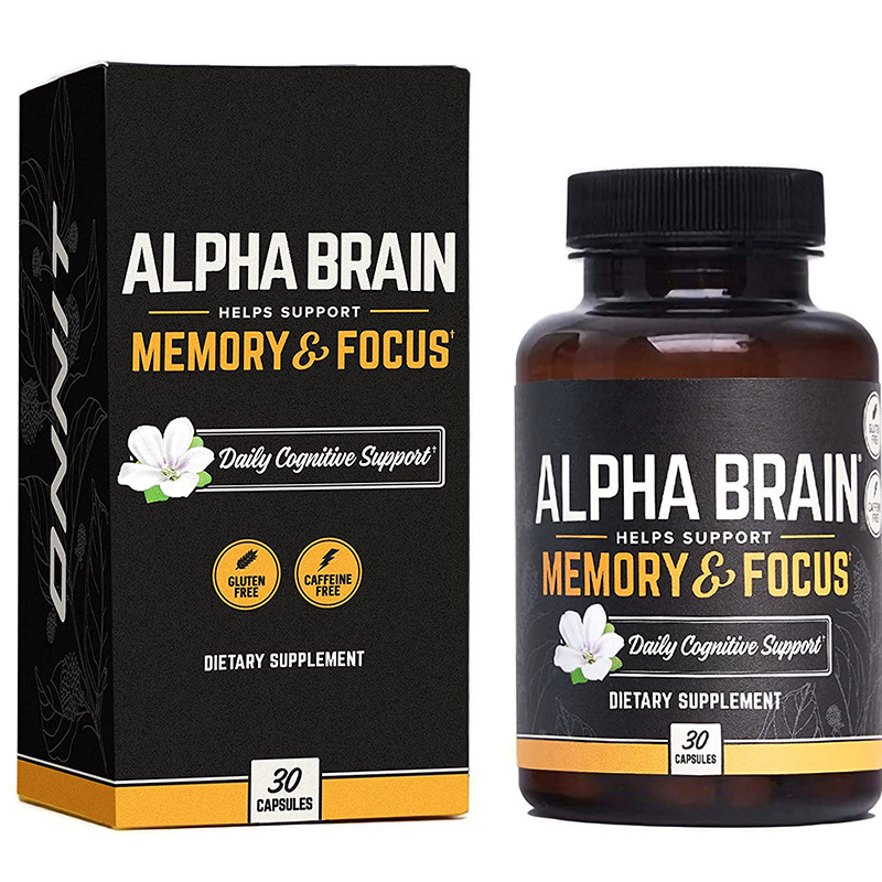 Private label brain and immune functions Theanine brain supplement nootropics booster