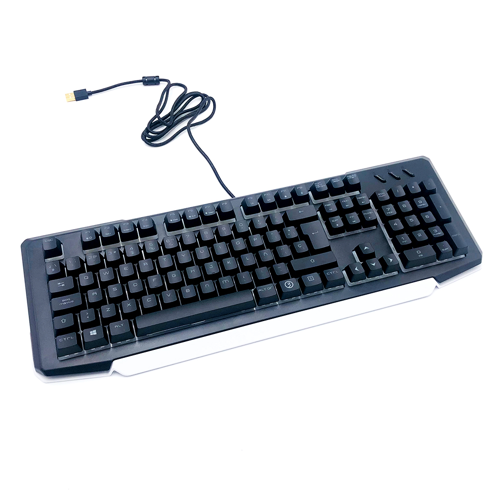 Latest gaming keyboard RGB computer PC gaming Semi Mechanical Wired keyboard for professional gamers