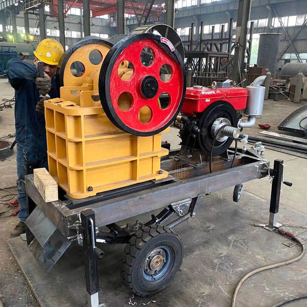 PE250x400, портативный мини дизельный двигатель, каменная щековая дробилка, цена на продажу
