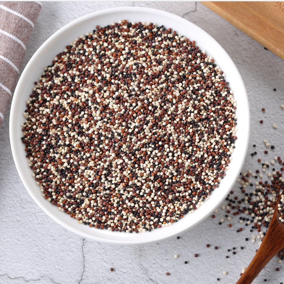 High Protein Black White Red Quinoa with Mixed Tricolor Quinoa Grain
