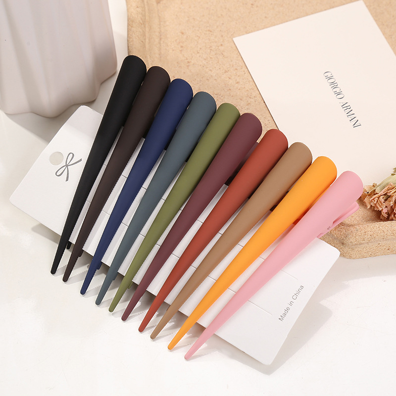 INS 2020 Fashion New Design Custom Women big matte Girls Hair Clip Hair Pins Simple clips