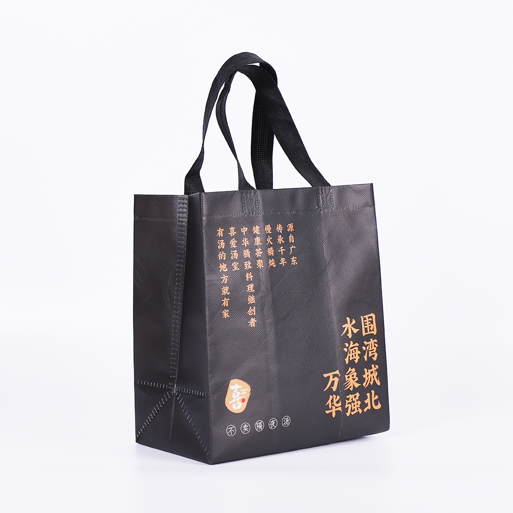 Factory Direct Sale Custom Logo Printed Reusable Pp Non-woven Shopping Bag Tianjie