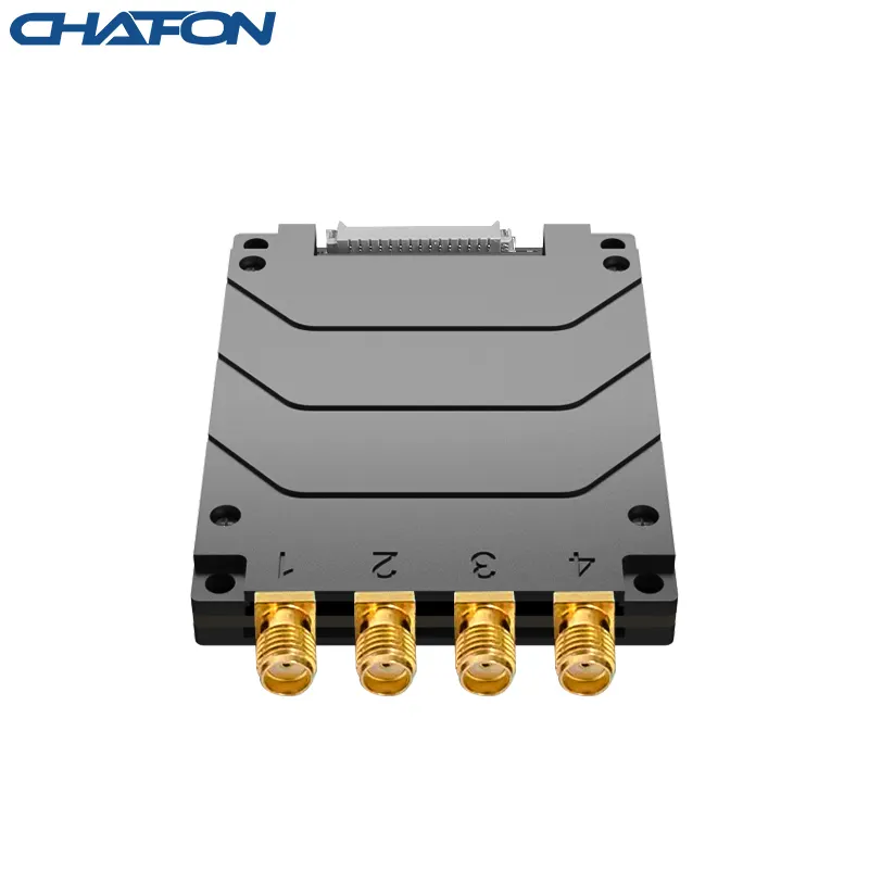 CHAFON Android Linux 4ports 25m long range low power high reading speed anti-collision impinj E710 chip uhf rfid reader module