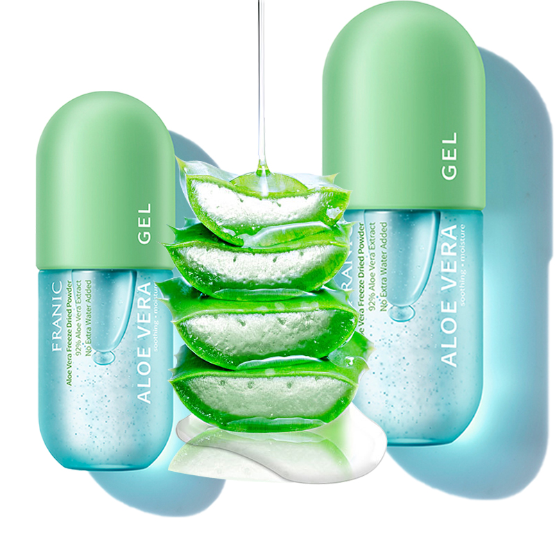 Custom Extract Pure Natural Softgel Organic Anti Oil Aloe Peeling Gel Mascarillas De Aloe Vera