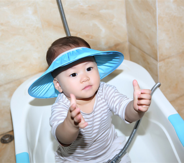 Baby Shower Cap Child Bath Protector Child Shampoo Shower Cap