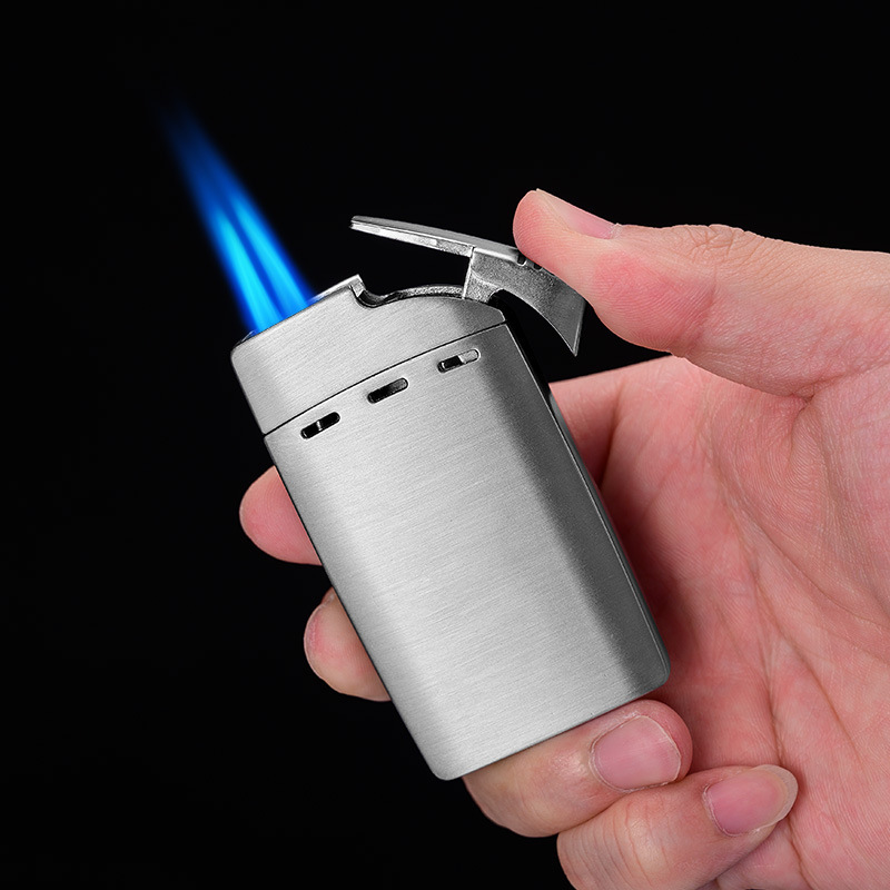Multi-function cigar lighter Sharp cigar cutter luxury lighter other lighters & smoking accessories