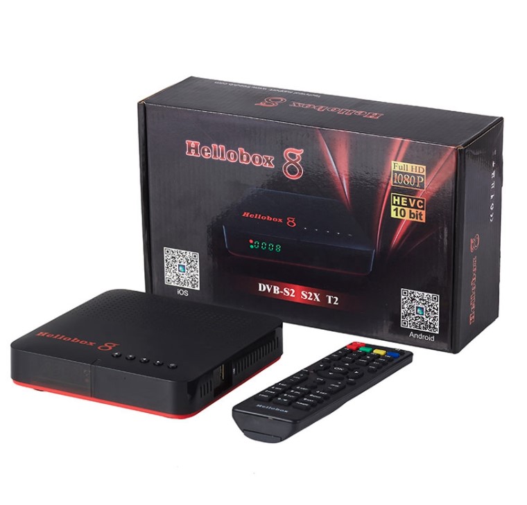 Телевизионная приставка Hellobox 8 H.265 TV приемник DVB T2 DVB S2 Поддержка RJ45 WiFi HEVC PowerVu Biss TV Box TVBOX Hellobox8