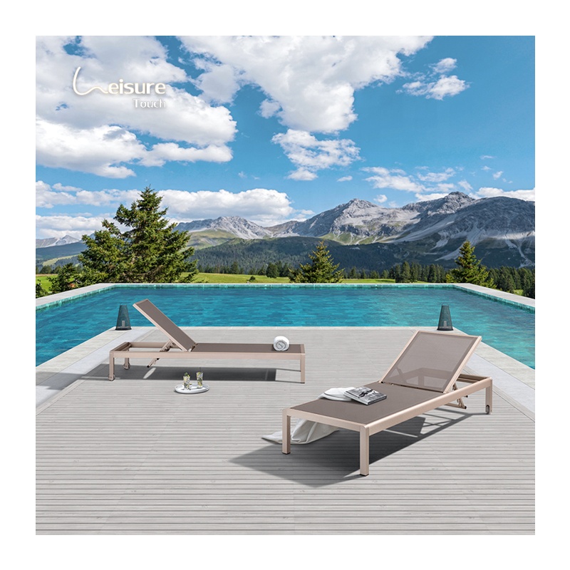 Anti-UV Sun Loungers Sale Hanging Chaise Outdoor Chair Patio Garden Sunbeds Pool Chairs Grey Lounger
