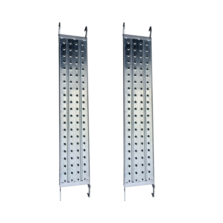 Galvanized Building Ladder Platform Ringlock Scaffolding Steel Metal Walk Platform Catwalk Board Decking Steel Plank
