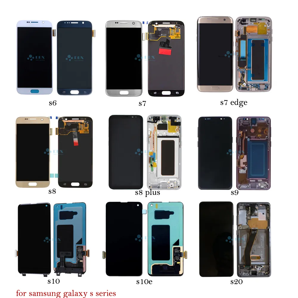 Lcd for samsung galaxy s22 ultra 5g original s10 se s20 s21 display for galaxy s6 s7 edge s8 s9 lcd digitizer screen samsung