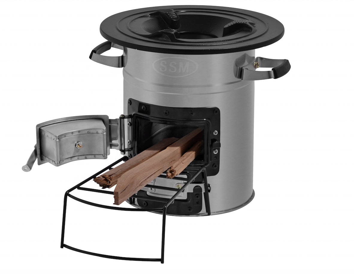 smokeless outdoor wood stove