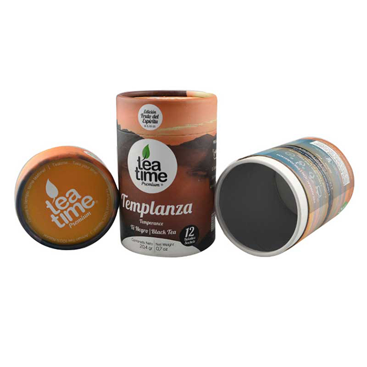 Customized Biodegradable Printing Recycled Food Grade Tube for Tea Packaging