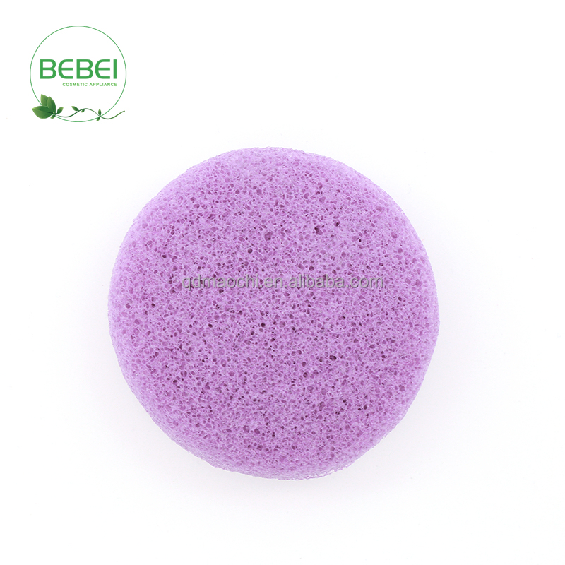 biodegradable natural fiber clean face konjac sponge