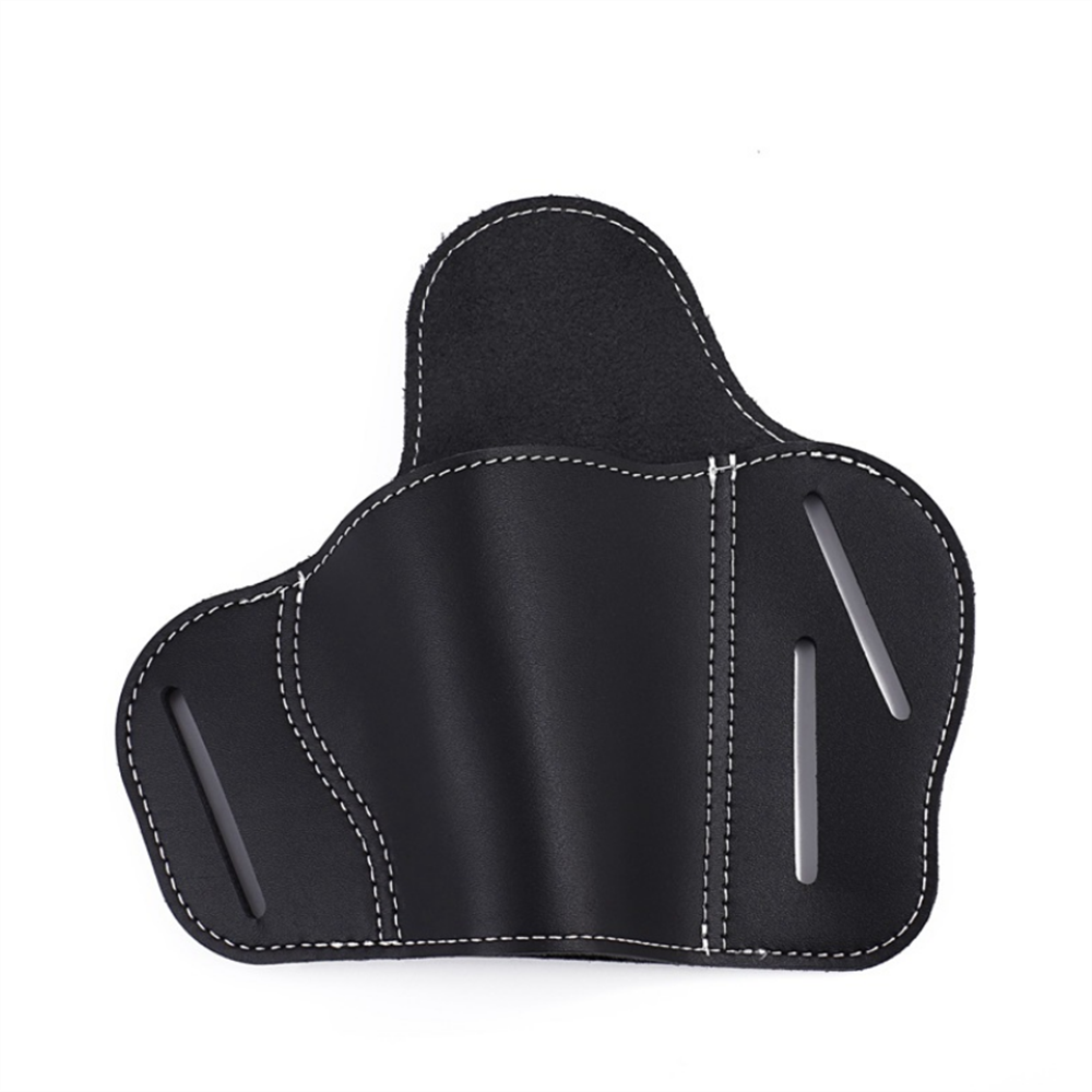 Soft Leather OWB Tactical Holster Waistband Belt Holster Holder Pouch Quick Draw