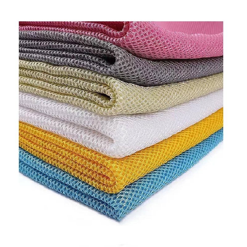 Elastic Polyester 3d Spacer Air Mesh Fabric Sandwich Air Mesh Fabrics For Mattress Office Chair Luggage Shoes