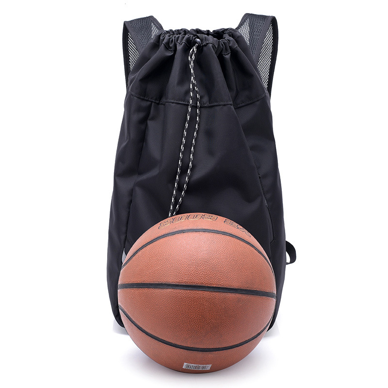 Custom men and women fitness sports Drawstring Backpack outdoor travel bucket bag basketball football badminton training bag