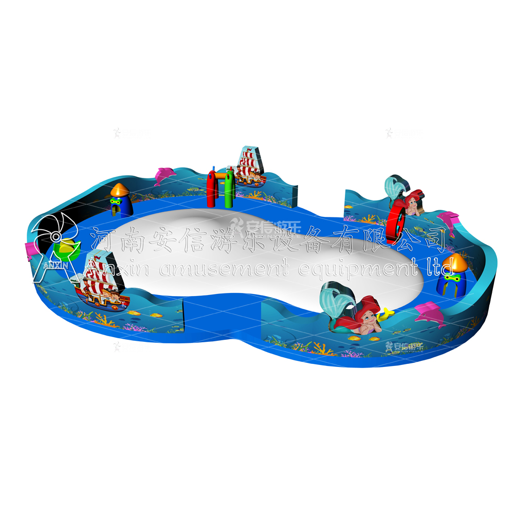 2107JP005 playground rainbow jumping pillow air mountain bouncing cloud