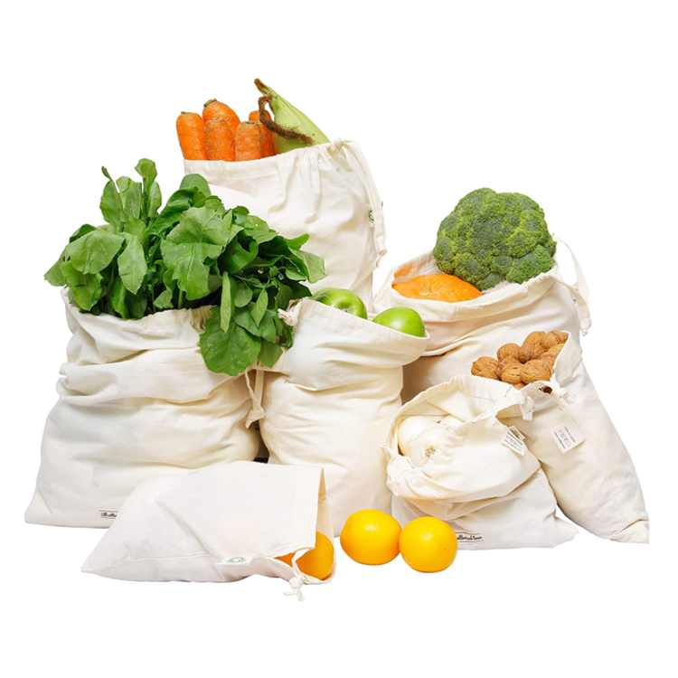 Processing custom organic wax drawstring cotton hemp bags
