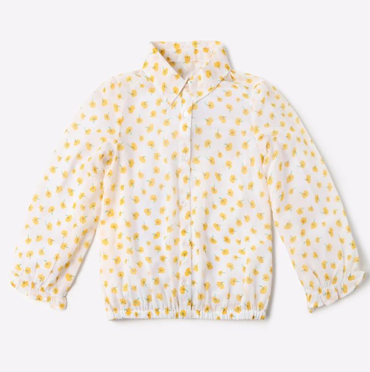 Hot Popular Children Wholesale Competitive Price Customized Available OEM Accept Girls Shirts Blouses Tops