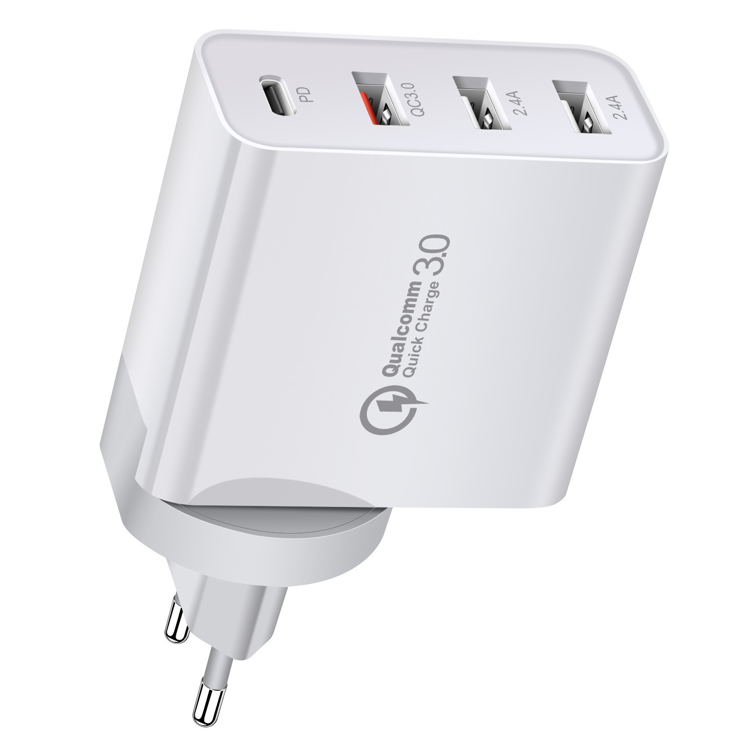 Машинка для стрижки 48 Вт Multi быстрое зарядное устройство PD Type-C USB зарядное устройство для мобильных телефонов Samsung Tablet крышка QC 3,0 для быстрого настенного зарядного устройства стандарта ЕС, США, Великобритании Вилка стандарта Австралии