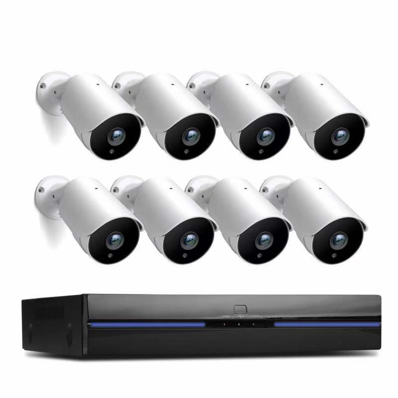 Factory OEM 5MP Two Way Audio 8CH CCTV Camera System CCTV NVR Kits Camera Outdoor POE IP Camera NVR Kit
