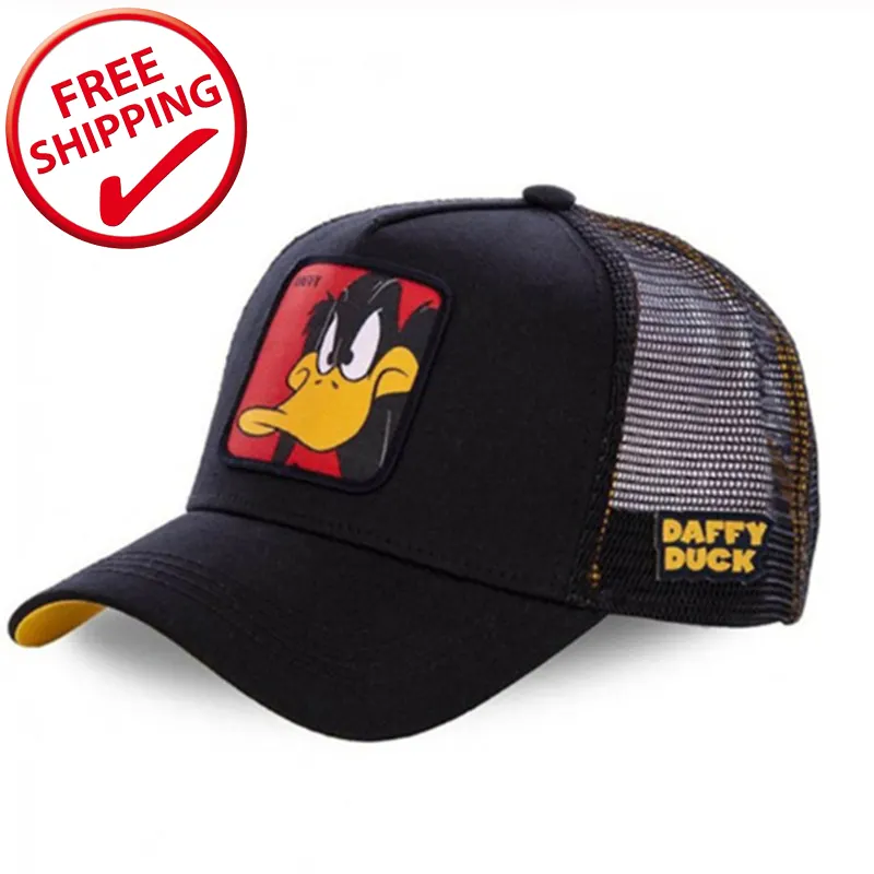 Hot Sale Mesh Trucker Dad Hat Duck Anime Cartoon Wholesale Baseball Sports Gorros Goorin Bros Caps