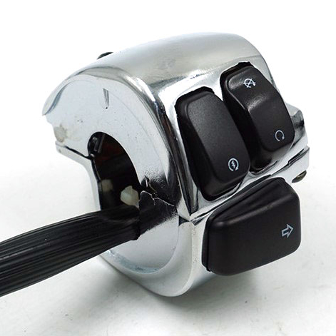 Motorcycle 2" Handlebar Switches Control and Wiring Harness with Switch Kit with Wiring for Touring motor