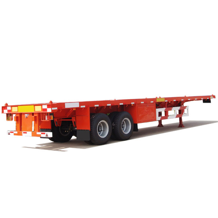 The latest 2-axle 20-foot/40-foot tank container flatbed semi-trailer at low price