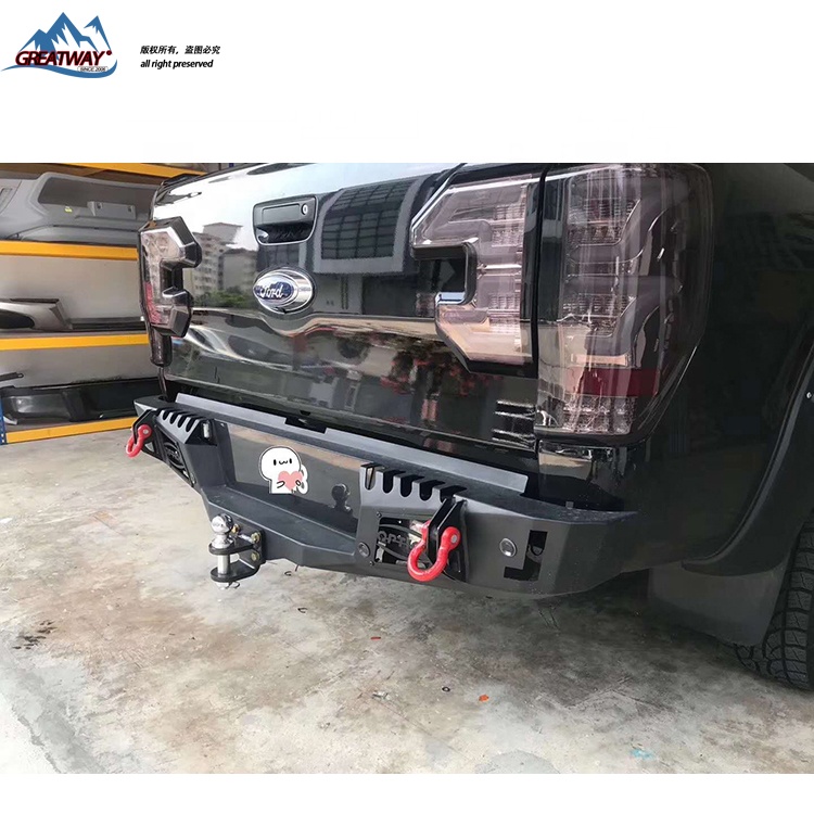 4x4 аксессуары стальной бампер для Ford Ranger/Hilux Revo задний бампер