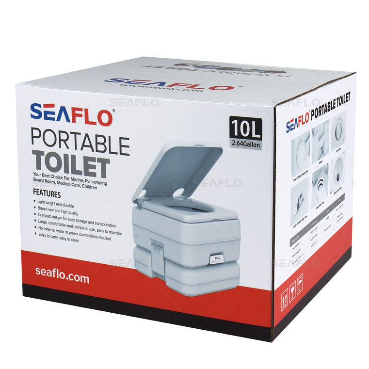 Seaflo Vip 10L портативный туалет для беременных женщин с ограниченными возможностями