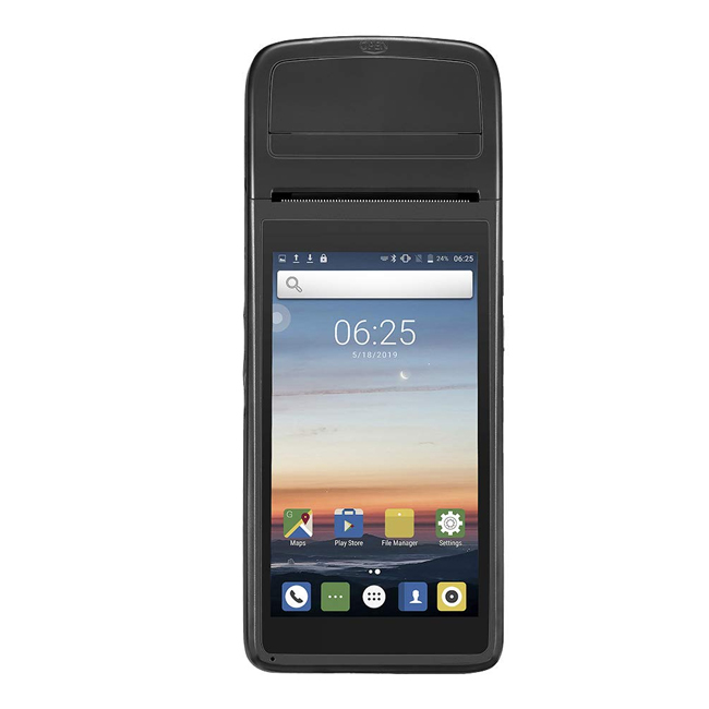 Android 6,0 OS 5,5 дюймов сенсорный экран беспроводной ручной оплаты POS терминал