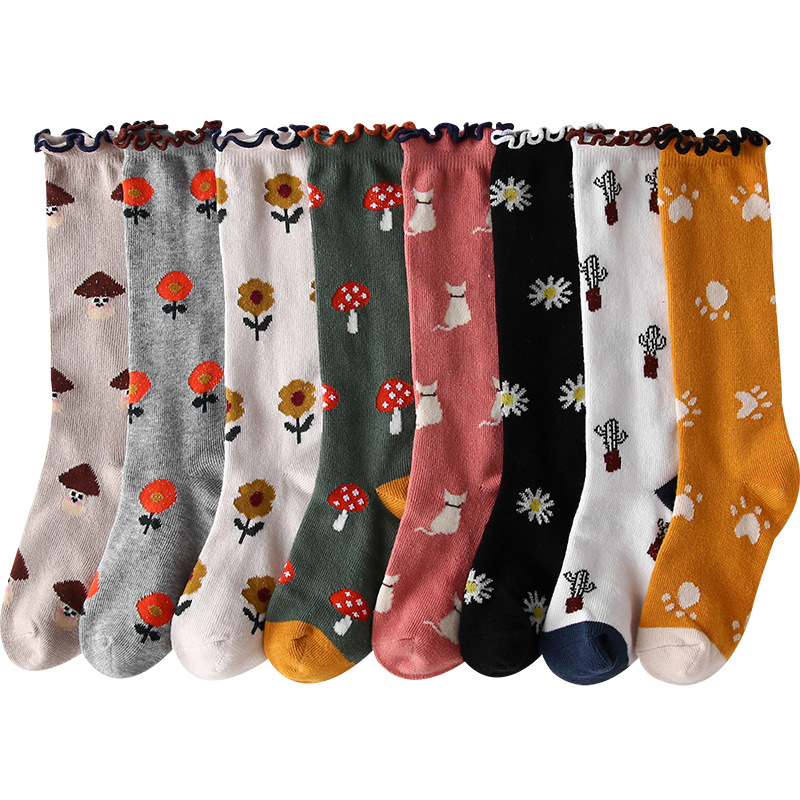 2021 Custom High Quality Women Socks Cute Colorful Socks