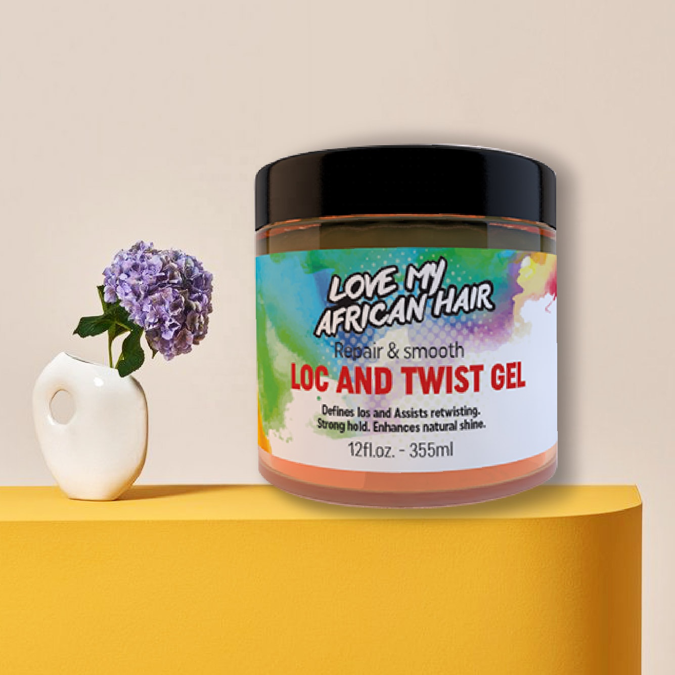 2020 новый фирменный продукт для укладки волос Loc и Twist Gel, сильная фиксация