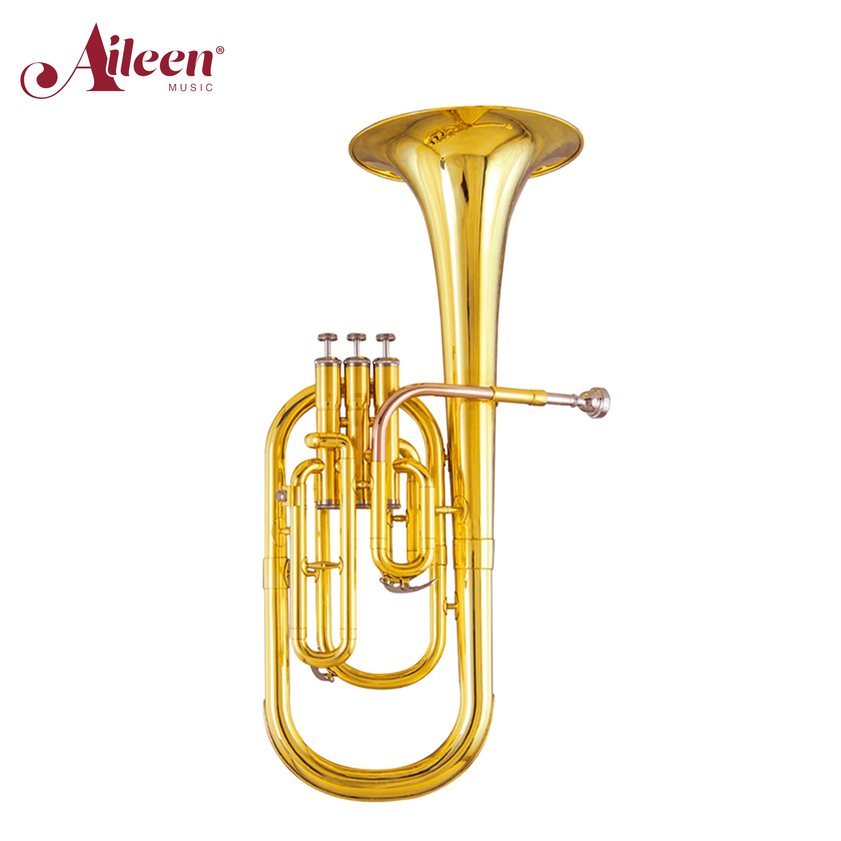 Aileenmusic Оптовая Продажа Золотой лакированный быть среднего класса альтгорн (AH-M350G-YRY)