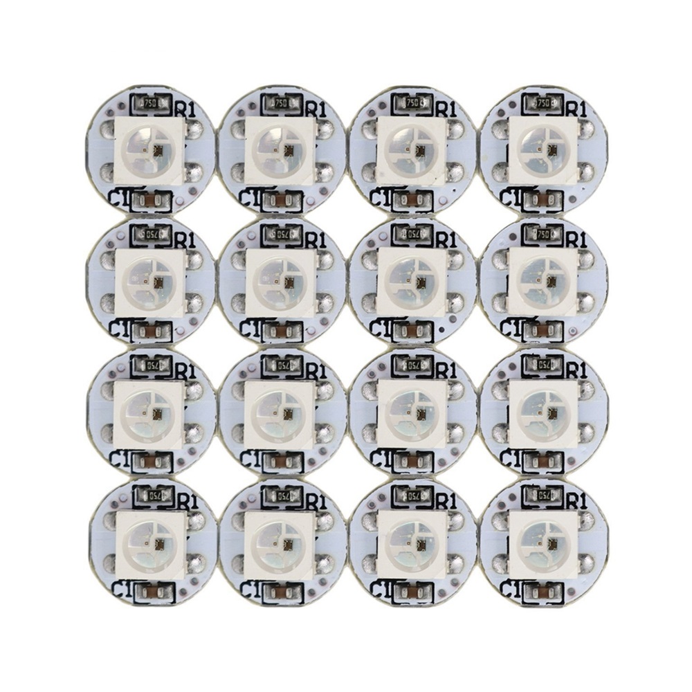 10 ~ 1000 шт. WS2812B WS2812 4-контактный светодиодный чип газа и радиатор DC5V 5050SMD RGB WS2811For "Сделай сам!
