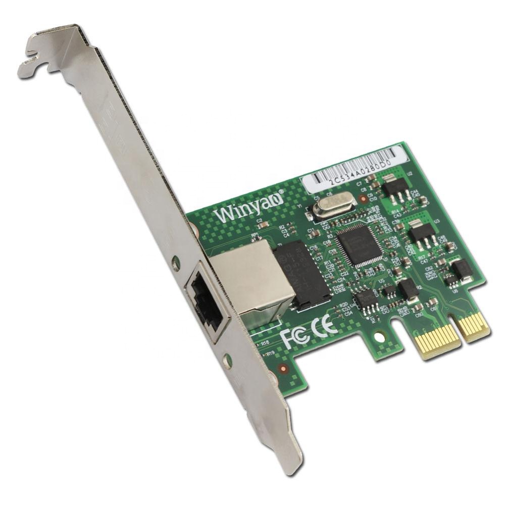 WY1000T1 PCI-E X1 10/100/1000 м RJ45 Gigabit Ethernet сетевой карты серверный адаптер Nic для чип 82574L EXPI9301CT/9301CT