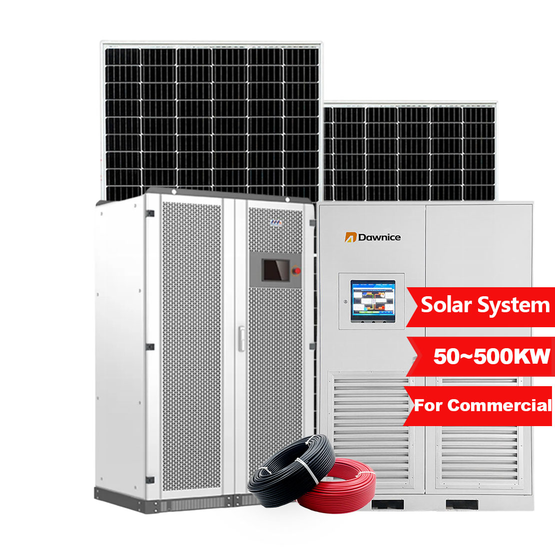50kW 100kW 150kWh Commercial Hybrid Solar Energy Storage System Off Grid System Ess Battery