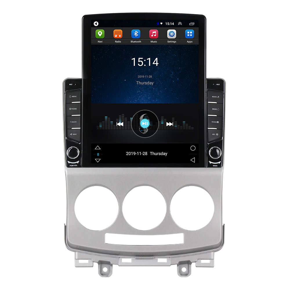 MEKEDE Android 9,0 четырехъядерная автомобильная аудиосистема для MAZDA 5 2005-2010 GPS-навигация 1080P 4G Wifi TS100 большой раздельный экран 1 + 16G