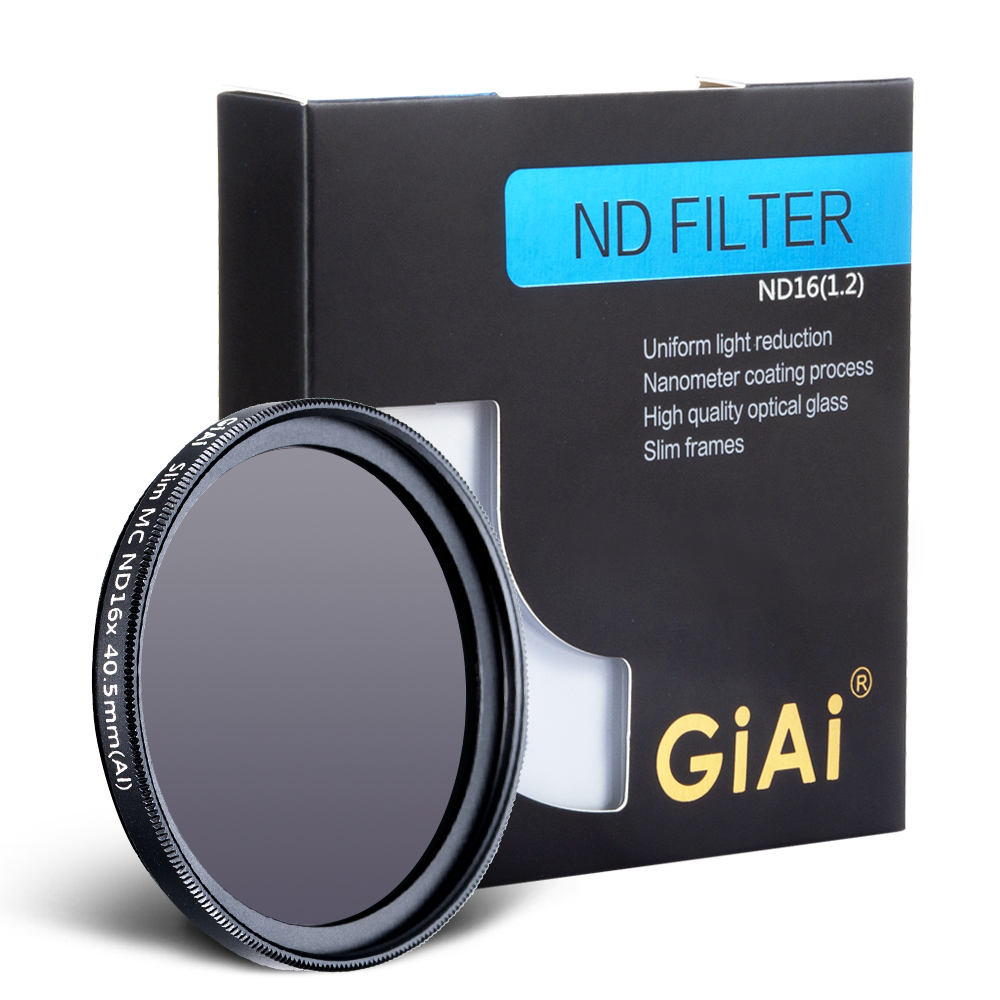 GiAi multi-layer coating 40.5mm Camera ND filter ND16 Slim camera filter