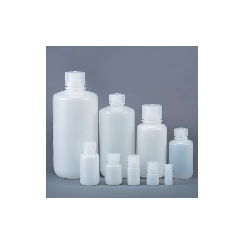 square plastic chemical laboratory nalgene pet 50 ml 60ml 250 ml 500ml 1000ml media culture medium reagent bottles for sale