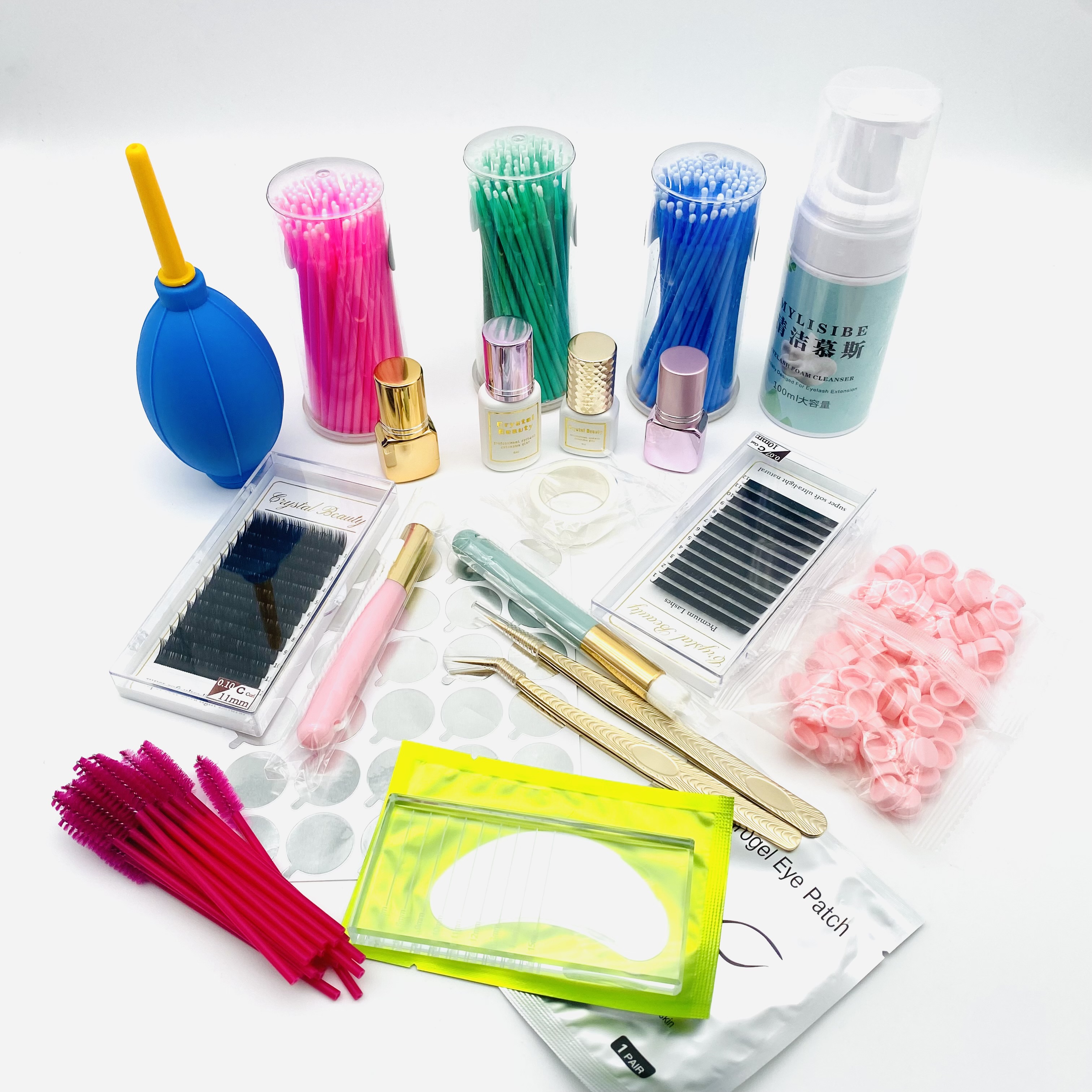 eyelashes extension mix professional kit wholesale professional individual eyelash extension kits