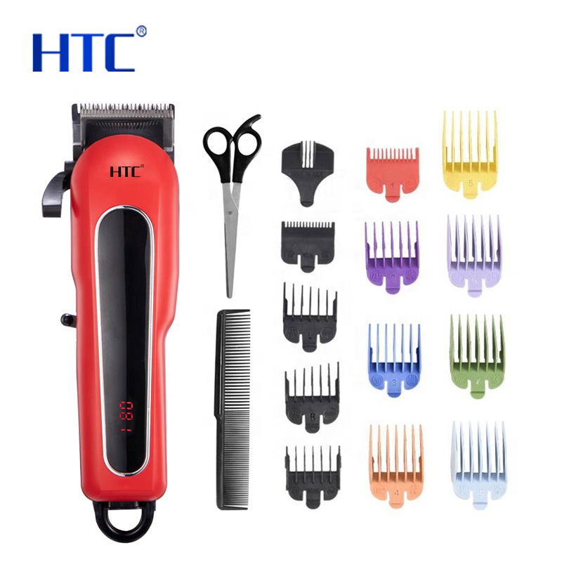 HTC CT-8089 original Hair Trimmer cordless Professional With the display hair clipper