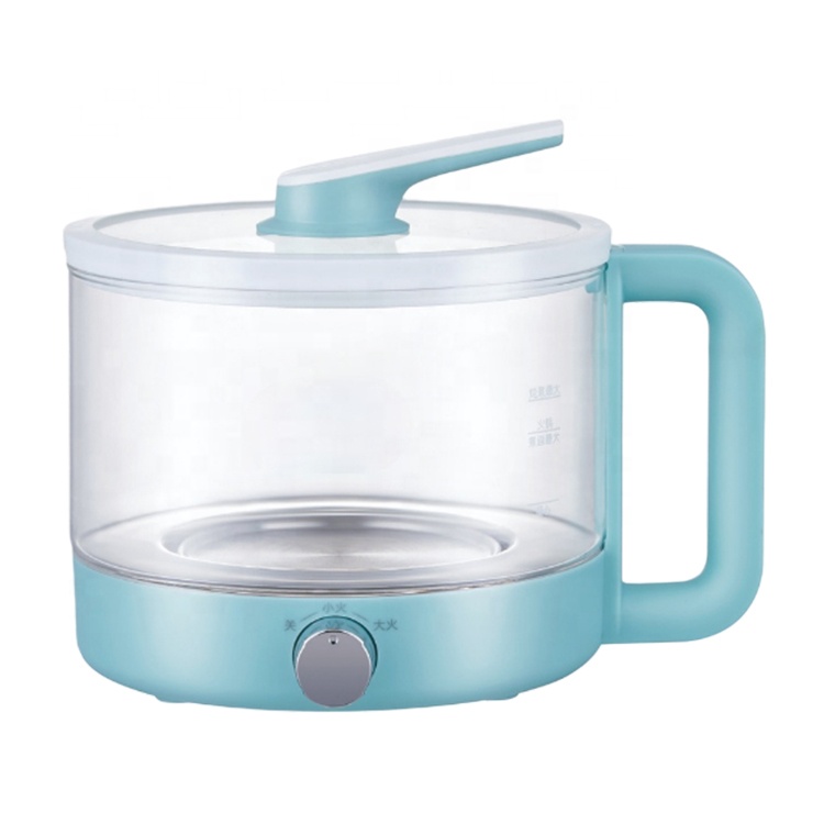 Patented Design 1.2L Household Glass Pot Body Mini Electric Kettle Multi Cooking Cooker Hot Pot