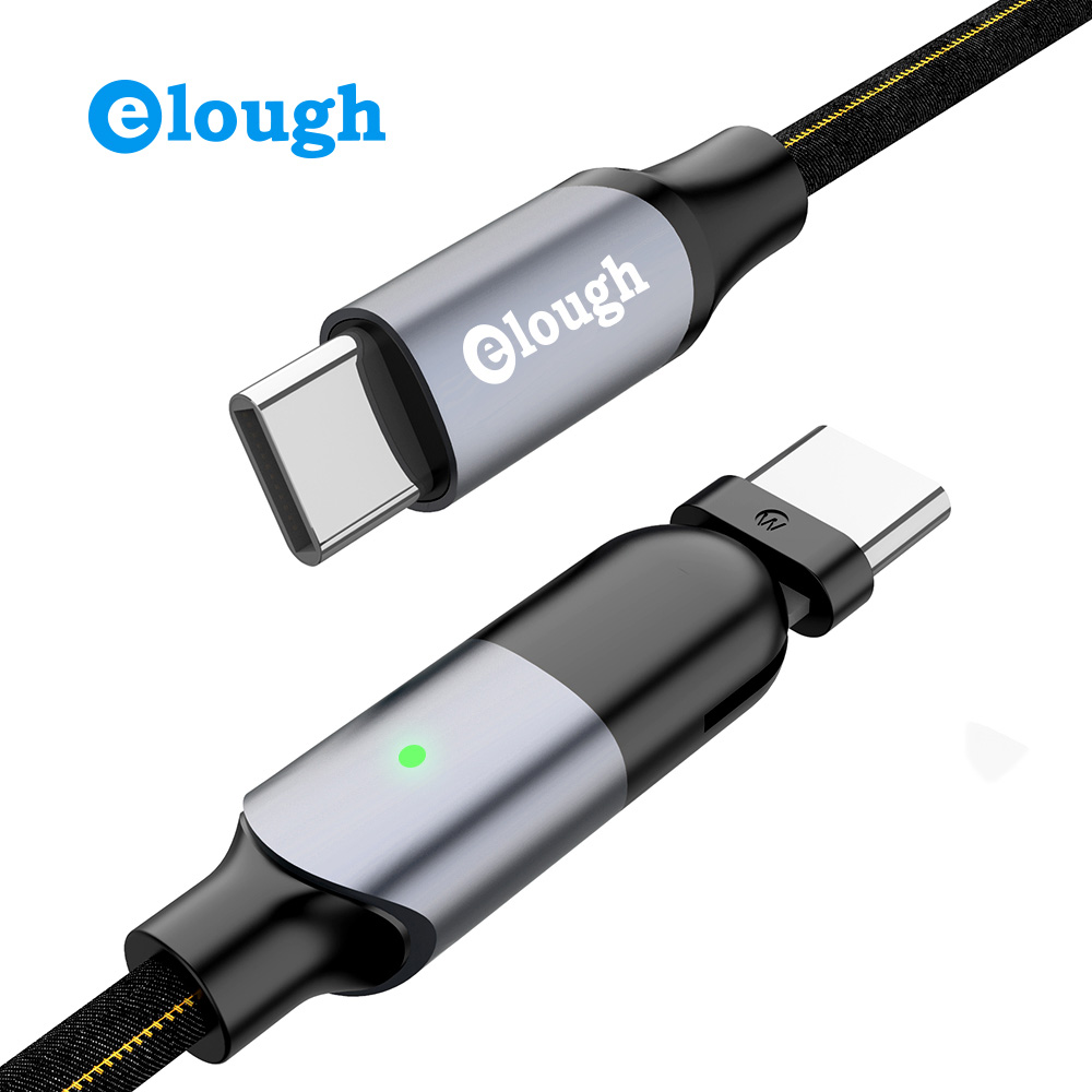 Elough Top sellers 2021 for amazon home phone cable type c 5a PD60W fast charging pd cable for apple samsung phone
