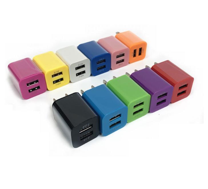 1A цвет dual USB Автомобильное зарядное устройство для мобильного телефона зарядная головка мобильного телефона Прямая зарядка зарядное устройство Универсальный USB зарядная головка
