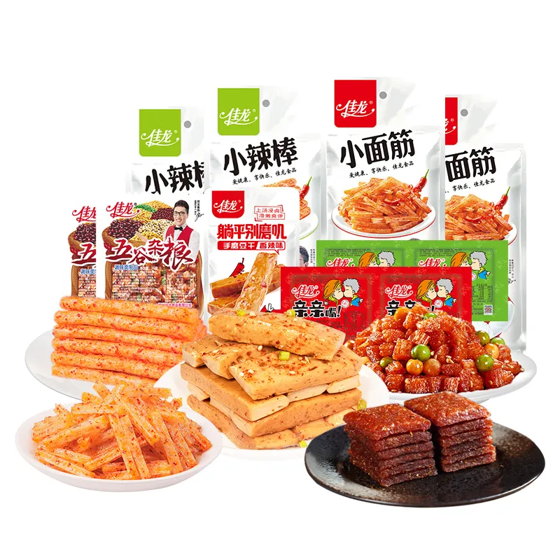 Latiao Combination Series Wholesale Delicious Spicy Fast Food Spicy Flavored Snacks Latiao In Bag