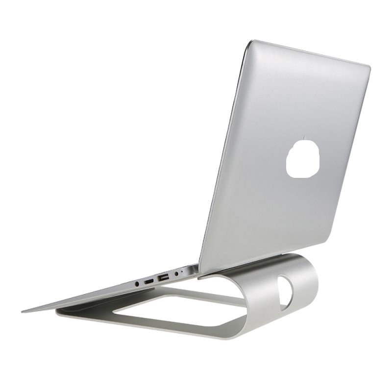 Wholesale Customize Logo Portable Aluminum Laptop Table Stand with Cooler for Mac Book Series / Laptop / Tablet PC