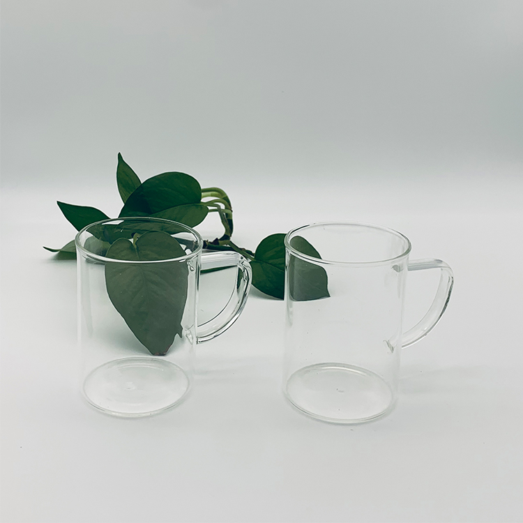 Factory Direct Round Coffee Cup 200ml Clear Glass Cup With Logo