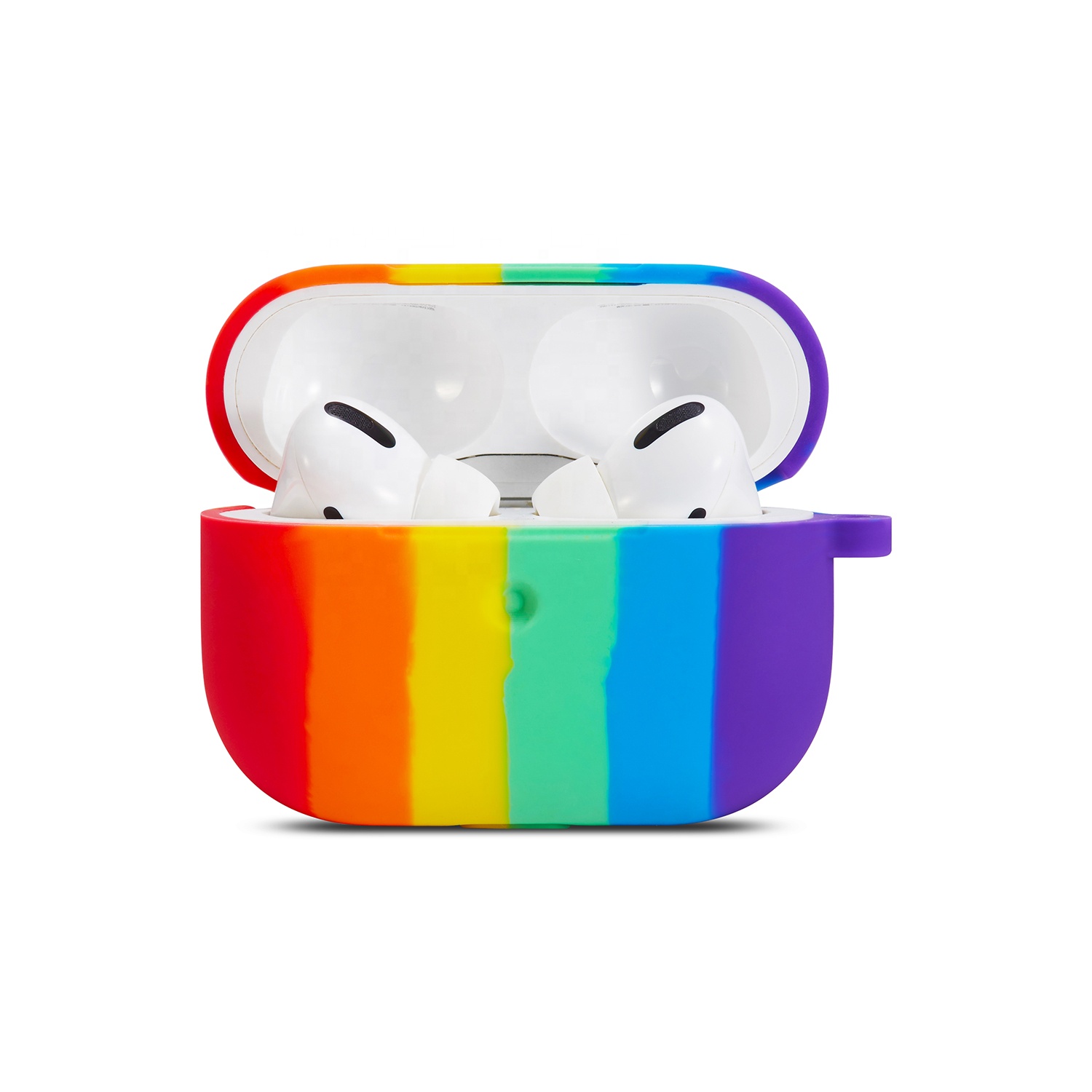Girly Rainbow силиконовый чехол для ключей Apple Airpods Airpod 2020